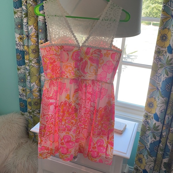 lily Pulitzer pink and orange dress - Picture 4 of 4